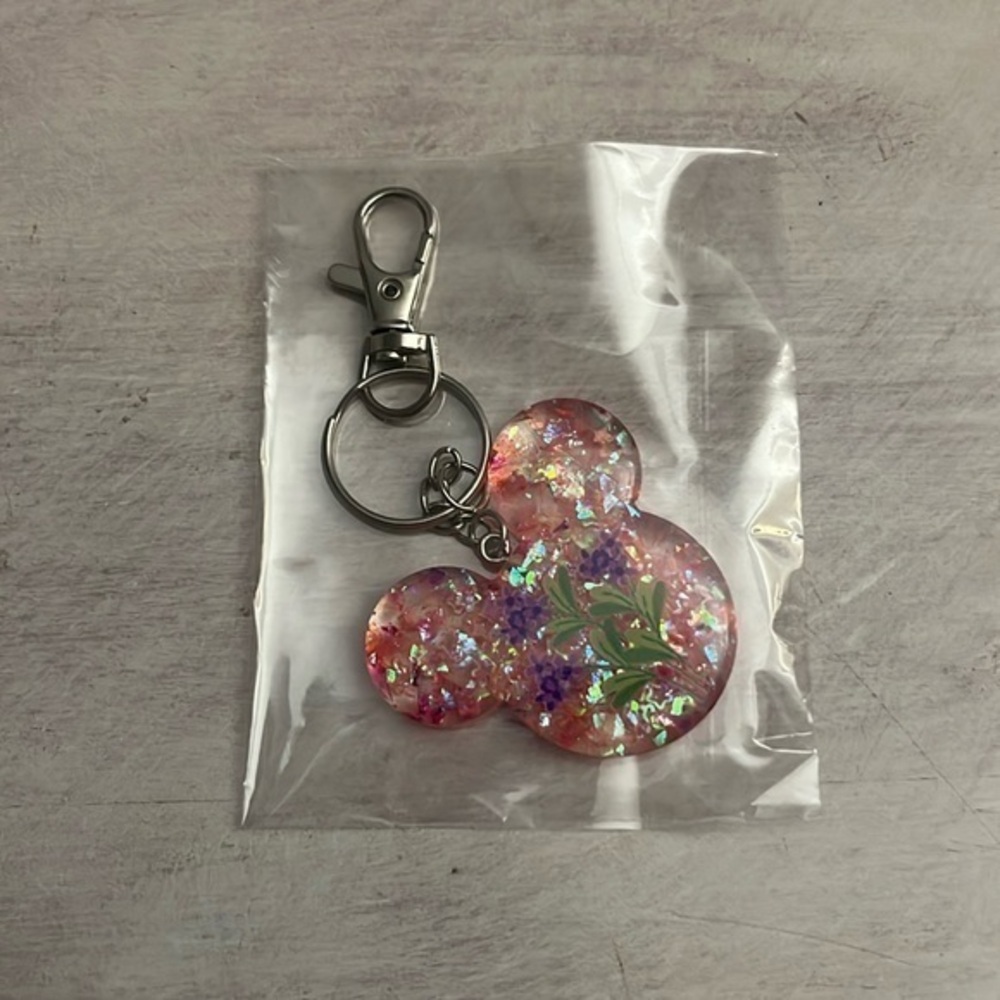 Sparkly Mouse Key Chain Bag Charm
